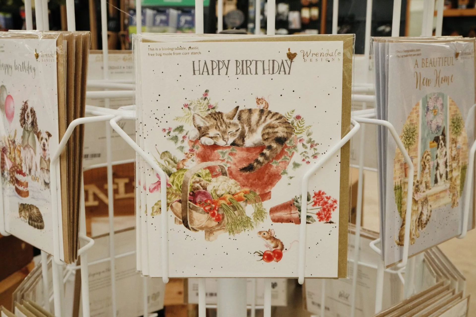 Range of greeting cards